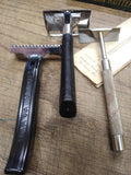 Vtg Men's 3 Piece Safety Razor Lot Keen Kutter w/Box & Papers Enders Speed Gem