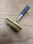 Vtg Mens Eversharp Hydro-magic Injector Safety Razor Gold Tone Head Black Handle