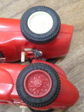 Vtg 1960's 2 Piece Indy Type Eldon Red Slot Car race Toy Lot Looks Good!