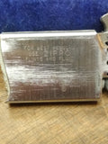 Vtg 1974 Zippo Slim Westinghouse Polished Chrome Cigarette Lighter Very Good!!!