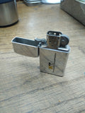 Vtg 1984 Zippo Slim Keibler Thompson Polished Chrome Cigarette Lighter Nice!