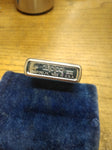 Vtg 1997 Zippo Richard Wallich Guitar Cigarette Lighter Brushed Chrome Nice!