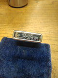 Vtg 1997 Zippo Richard Wallich Guitar Cigarette Lighter Brushed Chrome Nice!