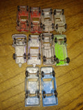 Vtg Tootsietoy Car 10 Pc Lot T-Bird Jeep Truck Panel truck Shuttle Truck Nice!