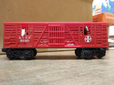 Vtg Lionel A.T.S.F Santa Fe O Gauge #9280 Livestock Two-Horse Transport Train