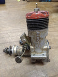 Vtg McCoy 29 Red Head RC Model Airplane Gas Engine 2 Stroke w/Compression