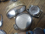 Vtg 8 Pc Wind Up Watch Lot US Watch (Waltham) Barbie Mattel Westclox Timex +More