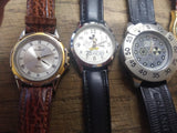 Vtg 5 Pc Quartz Watch Lot Disney Mickey Mouse 75 Yrs + Lorus Musical Seiko Boy L
