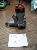 Vtg McCoy 19 Red Head RC Model Airplane Gas Engine 2 Stroke w/Compression #2