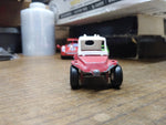 Vtg 1969 Tootsie Toy Dune Buggy Red and White Diecast Metal USA Great Shape!