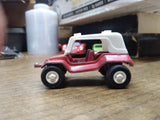 Vtg 1969 Tootsie Toy Dune Buggy Red and White Diecast Metal USA Great Shape!