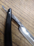 Vtg Larkin Straight Razor with Jimps Very Nice Black Scales Good Shaving Blade!