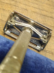 Vtg 1950's Gillette Super Speed TTO Safety Razor Great Shape!