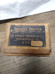 Vtg Ridgely's Famous Wall Paper Trimmers Model F Paper Hangers Instructions Box