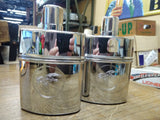Vtg 2 Piece Hip Flask Lot Wild Turkey Kentucky Straight Bourbon Whiskey Nice!