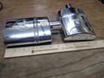 Vtg 2 Piece Hip Flask Lot Wild Turkey Kentucky Straight Bourbon Whiskey Nice!