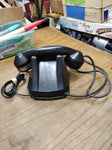 Vtg Dial Rotary Desk Top Night Stand Home Telephone Bakelite Black Decor