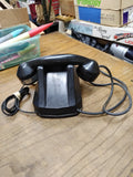 Vtg Dial Rotary Desk Top Night Stand Home Telephone Bakelite Black Decor