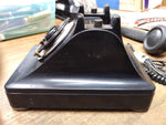 Vtg Bell System Western Electric Dial Rotary Desk Top Metal Telephone Bakelite