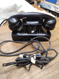 Vtg North Electric Mfg. Dial Rotary Desk Home Telephone Black Bakelite Nice!