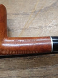 Vtg Pipe Maker Imported Briar Tobacco Smoking Pipe Billiard Style Nice Shape!