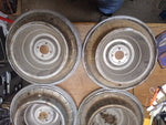 Vtg 4 Pc Set 1954 1955 1956 Cadillac Deep Dish Hubcaps Lot