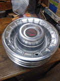 Vtg 4 Pc Set 1954 1955 1956 Cadillac Deep Dish Hubcaps Lot