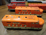 Vtg Marx 9500 Diesel Train Set Southern Pacific 6000 Locomotive & 2 x Dummy Box!