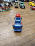 Vtg Pre War TOOTSIE TOY Fire Truck White Rubber Wheels Red Blue Nice Shape!