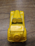 Vtg TOOTSIE TOY MG Sports Car Yellow Die Cast Metal Chicago USA In Nice Shape!