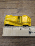 Vtg TOOTSIE TOY MG Sports Car Yellow Die Cast Metal Chicago USA In Nice Shape!