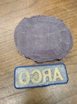 Vtg 2 Pc Lot ARCO Cloth Shirt Patch Natrona Heights Pa. Little League Buffs ARCO