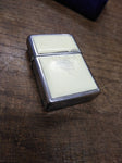 Vtg 1996 Zippo Pocket Cigarette Lighter Ultralite Ivory Nice Snap!