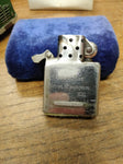 Vtg 1996 Zippo Pocket Cigarette Lighter Ultralite Ivory Nice Snap!