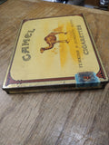 Vtg R.J. Reynolds Camel 50 Count Cigarette Advertising Tin w/Partial Tax Stamp