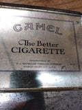 Vtg R.J. Reynolds Camel 50 Count Cigarette Advertising Tin w/Partial Tax Stamp