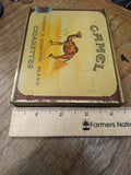 Vtg R.J. Reynolds Camel 50 Count Cigarette Advertising Tin w/Partial Tax Stamp