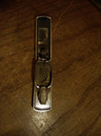 Vtg 2000 ZIPPO Chrome Pin Striped Cigarette Lighter Engraved BCL Nice Shape!