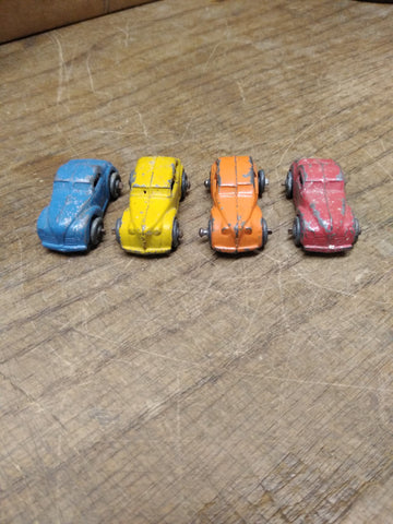 Vtg Lego? Lionel? Die Cast Car Lot Steel Wheels Railroad Diorama 1 1/2 Inch #2