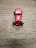 Vtg Barclay Slush Mold Red 2 Door Coupe Toy Car Diecast Metal Steel Wheels