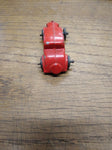 Vtg Barclay Slush Mold Red 2 Door Coupe Toy Car Diecast Metal Steel Wheels