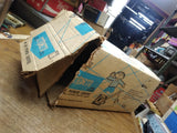 Vtg Structo Power Steam Shovel w/Rubber Tracks Tin Toy Construction Original Box