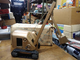 Vtg Structo Power Steam Shovel w/Rubber Tracks Tin Toy Construction Original Box