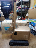 Vtg Structo Power Steam Shovel w/Rubber Tracks Tin Toy Construction Original Box