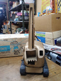 Vtg Structo Power Steam Shovel w/Rubber Tracks Tin Toy Construction Original Box