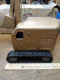 Vtg Structo Power Steam Shovel w/Rubber Tracks Tin Toy Construction Original Box