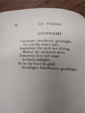 VTG 1940 Jes' Friends A Book of Refreshing Verse Signed Note By Samuel E. Kellog