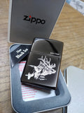 Vtg New Sealed 2001 Zippo Black Ice Pa. Elk Lighter J. Fanus 261/750 Box Mint!