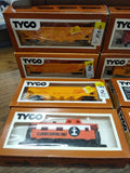 Vtg TYCO HO 8Pc Hopper Caboose Freight Railroad Car UP Virginian Lot Boxes Train