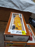 Vtg TYCO HO 8Pc Hopper Caboose Freight Railroad Car UP Virginian Lot Boxes Train
